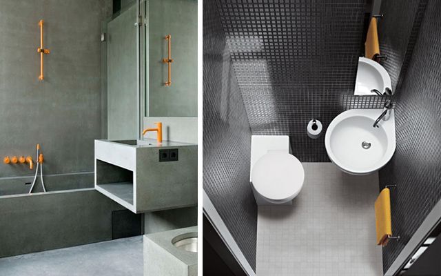 Las mejores 17 ideas de Lavabos en esquina  decoración de unas, cuartos de  baños pequeños, diseño de baños