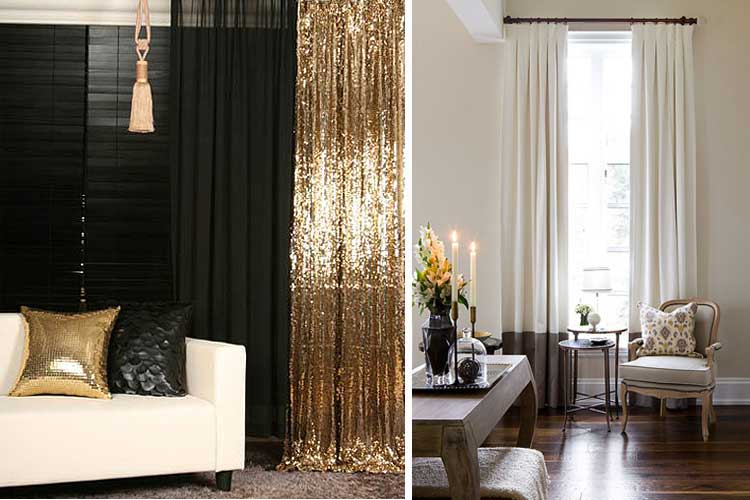 Visillos elegantes y claros para iluminar una habitación  Decoración de  unas, Cortinas dormitorio, Dormitorio elegante