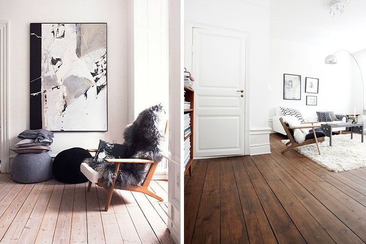 Ideas de decoración y consejos para pintar los suelos de madera de casa -  Foto 1
