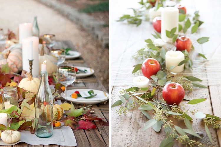 Ideas para decorar mesas de otoño