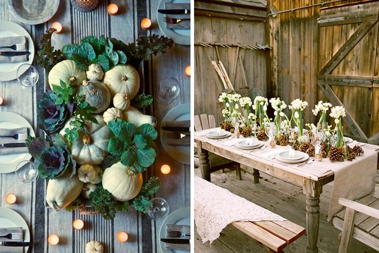 Ideas para decorar mesas de otoño