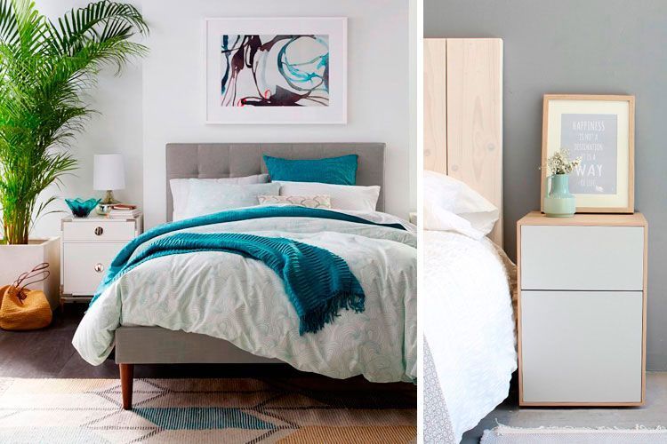 25 Ideas para elegir la mesita de noche para tu dormitorio