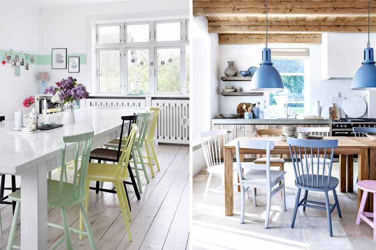 Tipos de sillas de comedor para la decoración de tu hogar