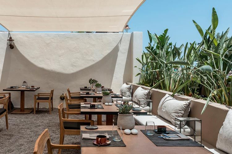Hotel de verano en Santorini