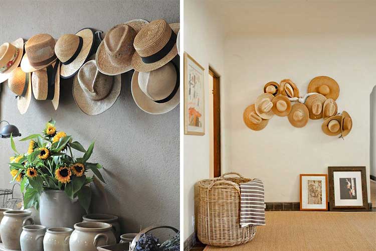 Ideas de decoración con sombreros