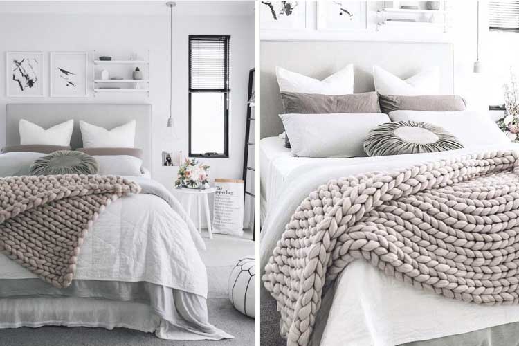 Nueve mantas, de las más vendidas en , para decorar el dormitorio y  mejorar su confort