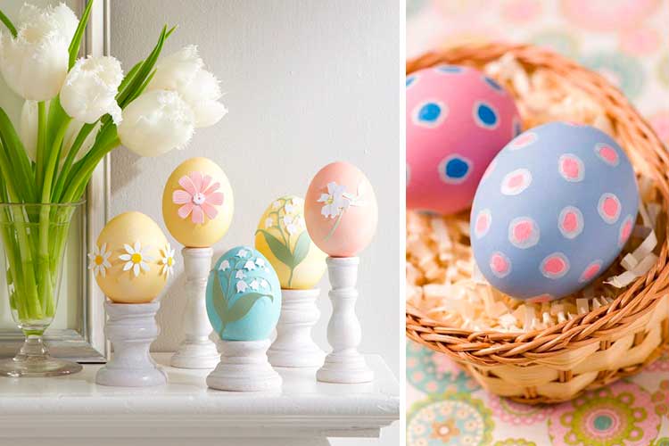 Tips para decorar con huevos de Pascua