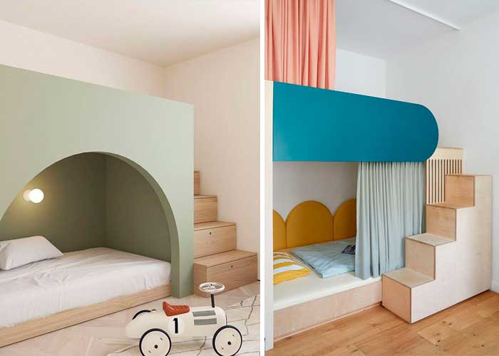 Dormitorios infantiles y juveniles para niños y niñas. Ideas para decorar 