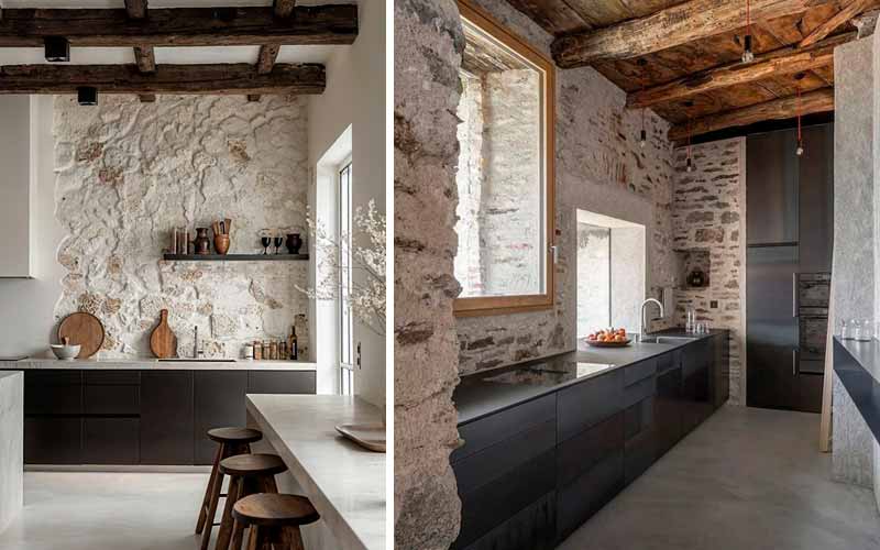 Cocinas modernas estilo rustic chic