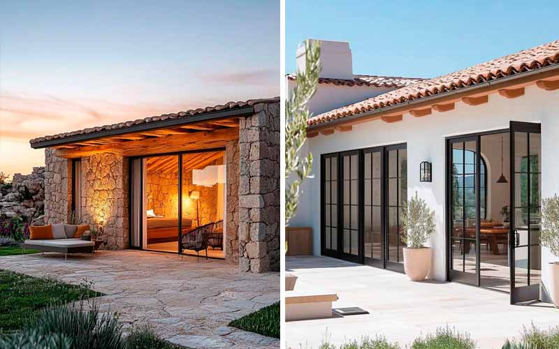 Casas rurales con estilo rustic chic