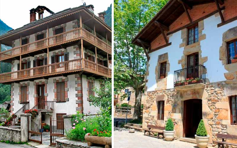 Tipos de casas rurales: caseríos vascos