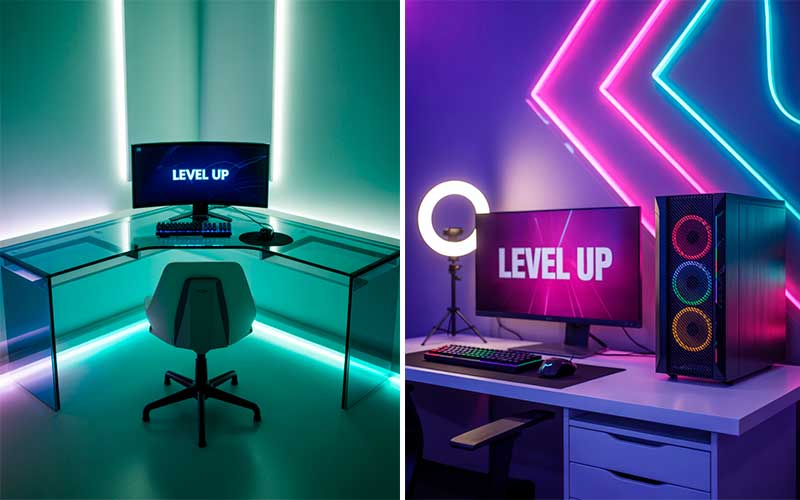 Cómo decorar una habitación de streamer