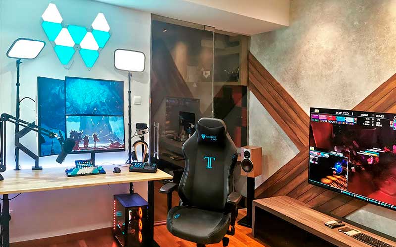 Cómo decorar una setup de streamer