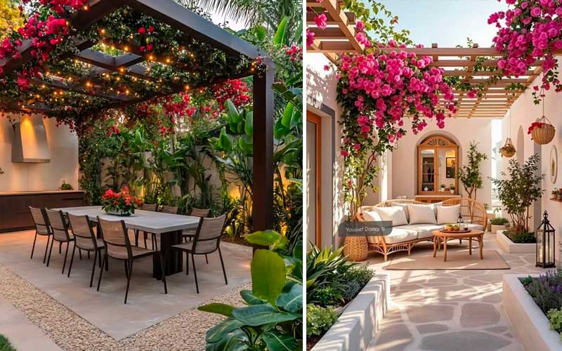 Cómo decorar un espacio exterior en estilo rústico