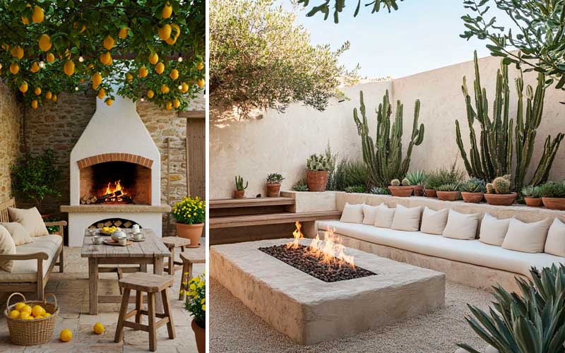 Cómo decorar un espacio exterior en estilo rústico