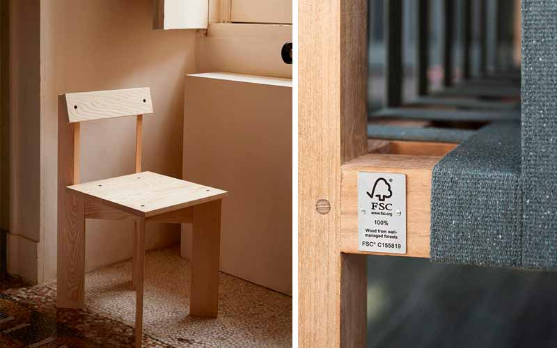 Muebles fabricados con madera fsc