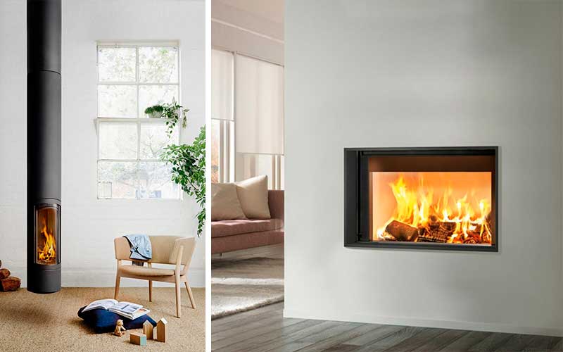 Chimeneas y estufas modernas