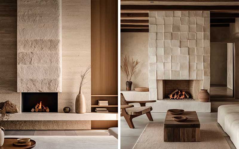 Estufas y chimeneas modernas