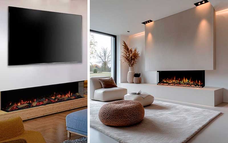 Estufas y chimeneas modernas