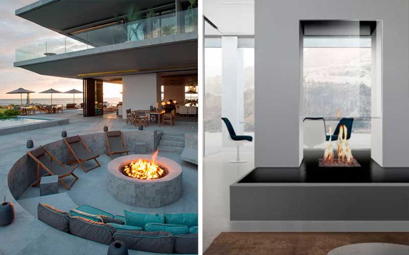 Chimeneas y estufas modernas