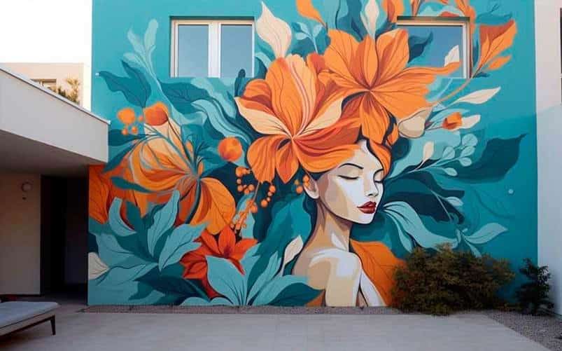 Murales decorativos de exterior