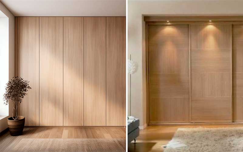 Armario a medida -puertas de madera