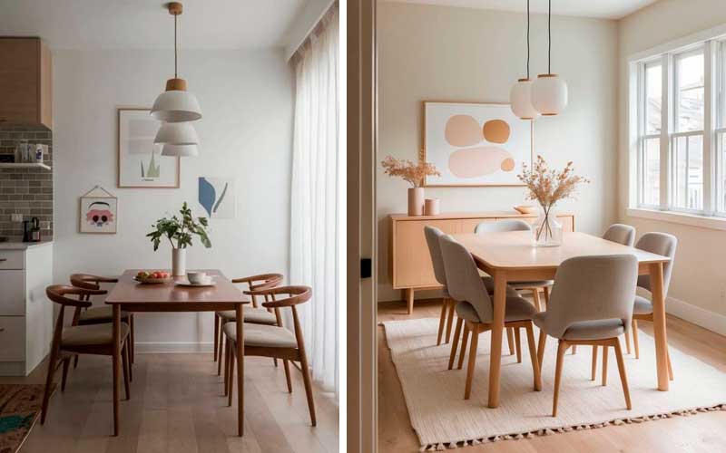 Mesas de comedor extensibles