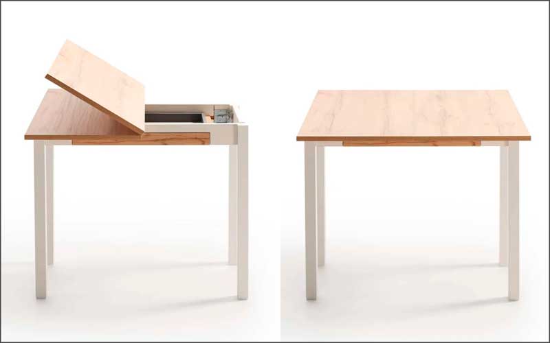 Mesa extensible de libro