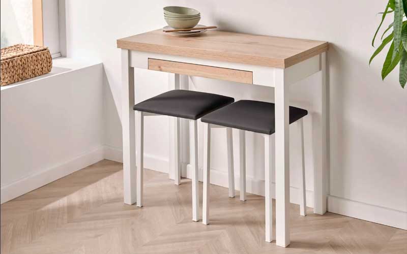 Mesa extensible para la cocina