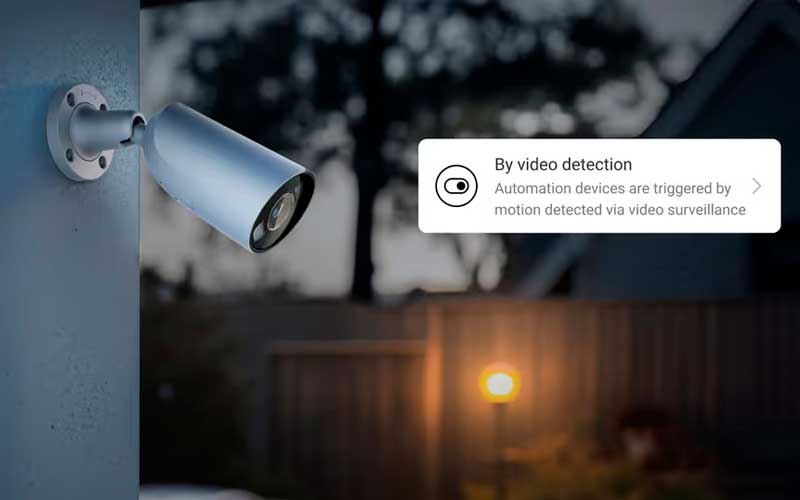 Cámara de exterior del sistema de seguridad domestico