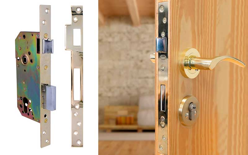 Cerradura de embutir para las puertas de entrada a la vivienda