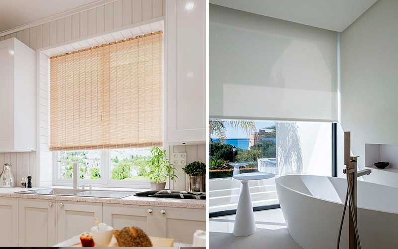 Tipos de estores enrollables