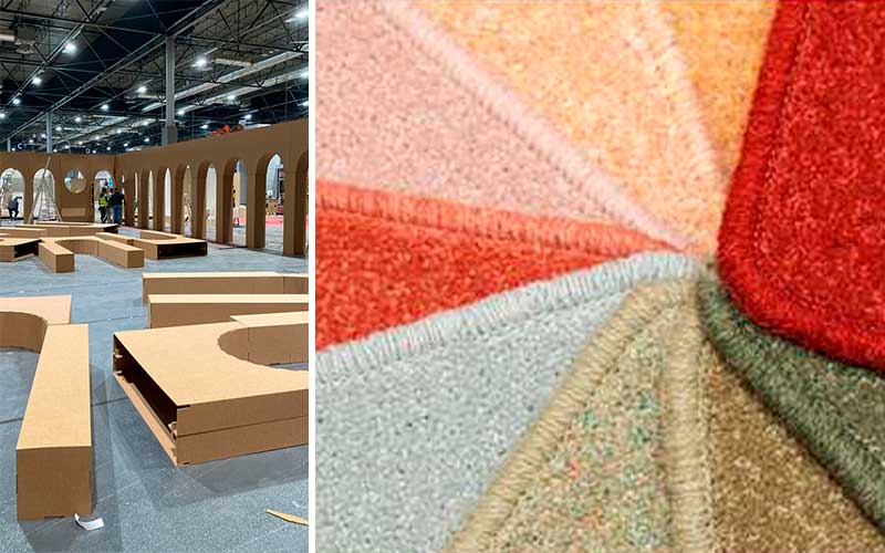 Moquetas feriales para arquitectura efímera