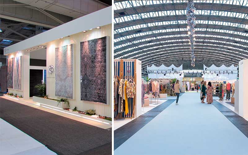 Moquetas feriales para arquitectura efímera