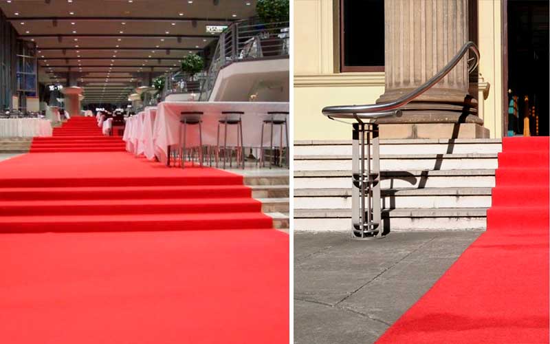 Moquetas feriales para arquitectura efímera