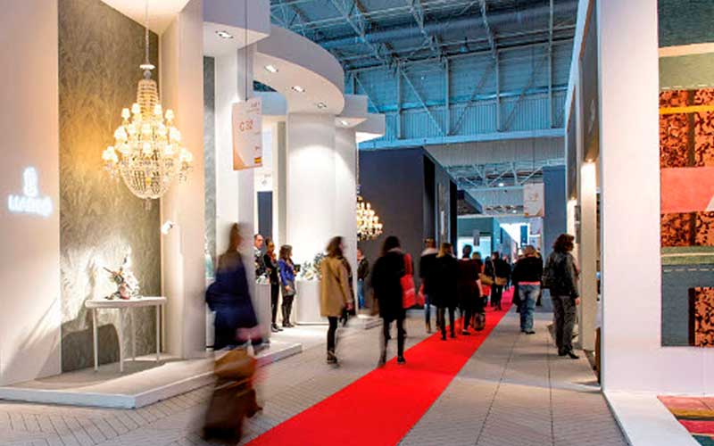 Moquetas feriales para arquitectura efímera