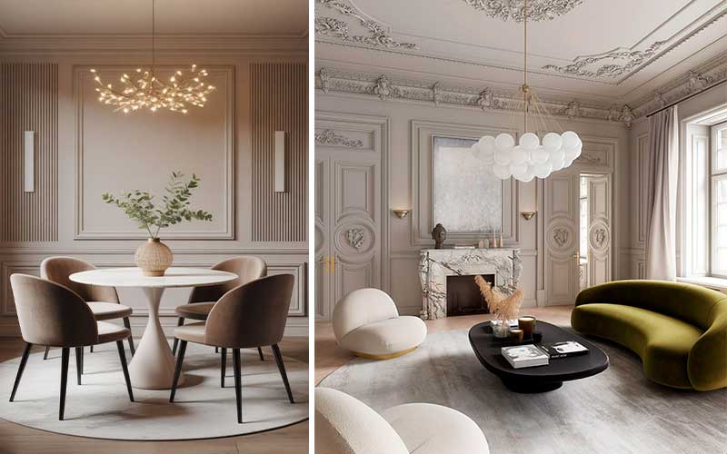 El estilo clásico en la decoración