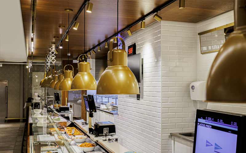 Mobiliario a medida para de alimentación