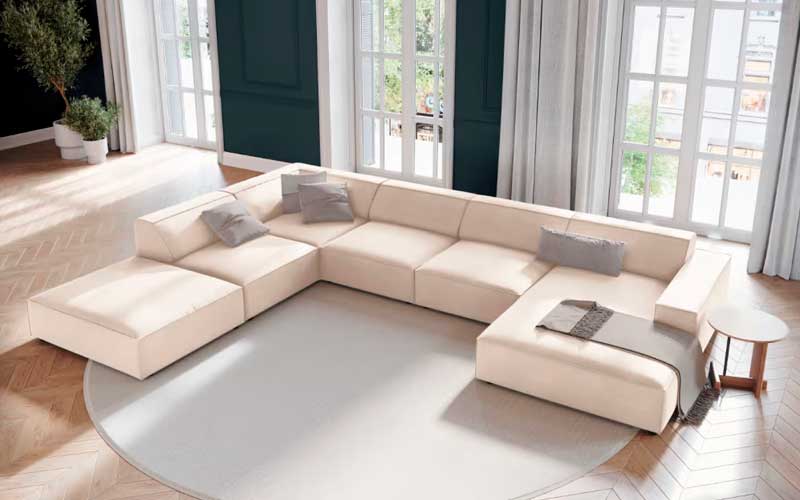 Sofá en forma de U