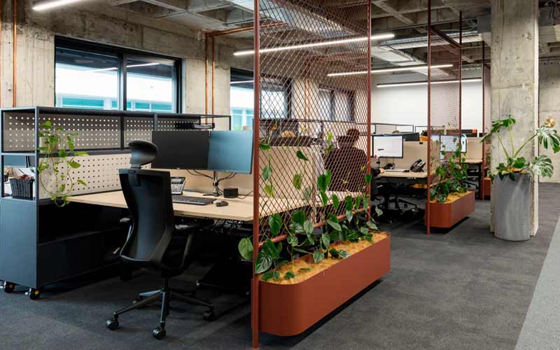 Distribución de oficinas pequeñas