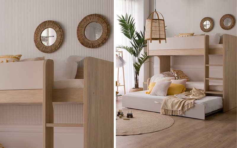 literas bonitas de madera