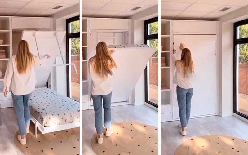 Literas abatibles para aprovechar espacios