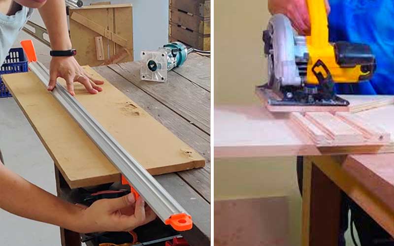 Guías para cortar tableros de madera