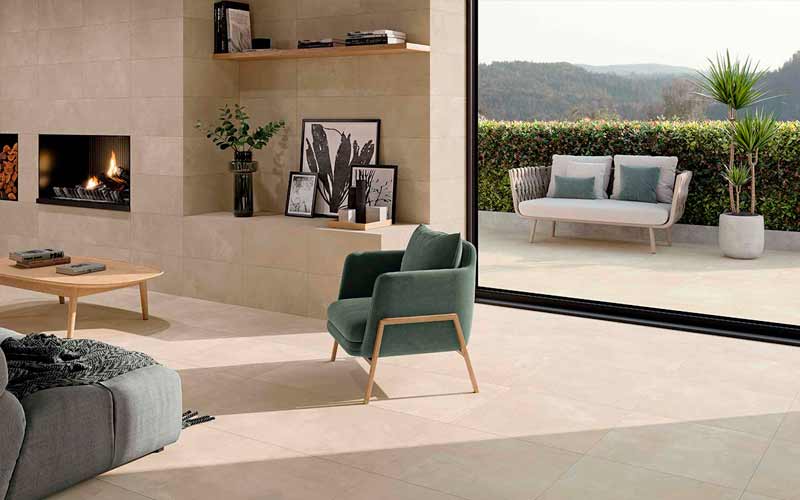 Reforma de una vivienda con suelo porcelánico