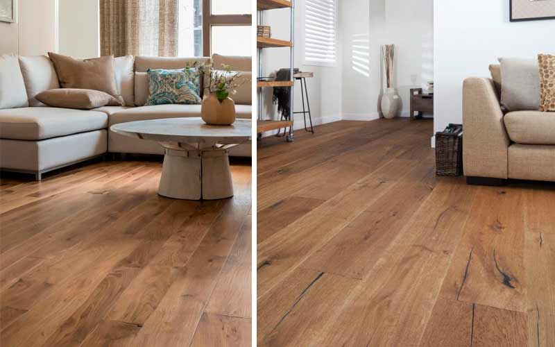 Reforma con suelo laminado