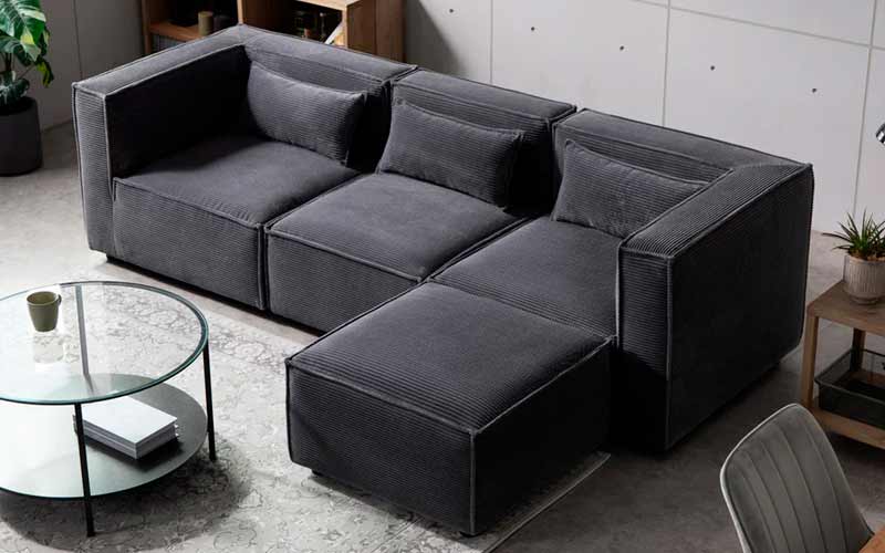 Sofá modular chaise longe
