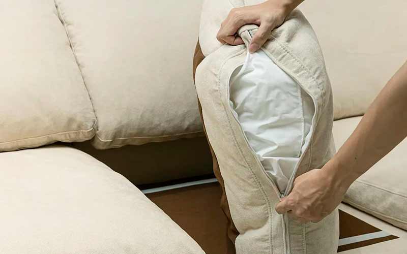 Sofá desenfundable y lavable