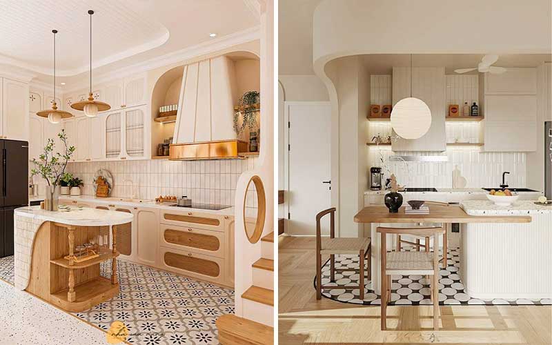 Cocina integrada en el salón