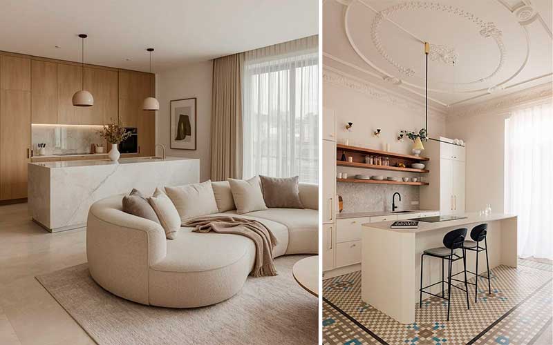 Cocina abierta al salón