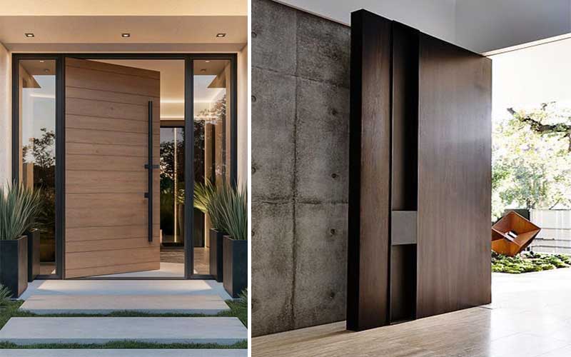 Puertas de entrada de madera